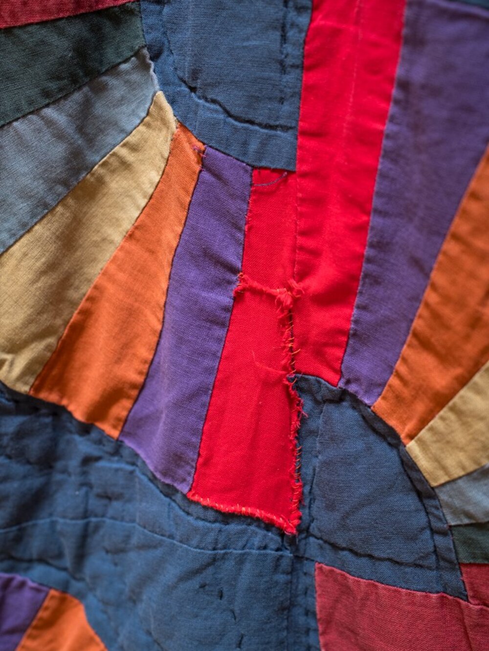 Handmade Vintage Quilt Coat, Rainbow - Picture 10 of 13
